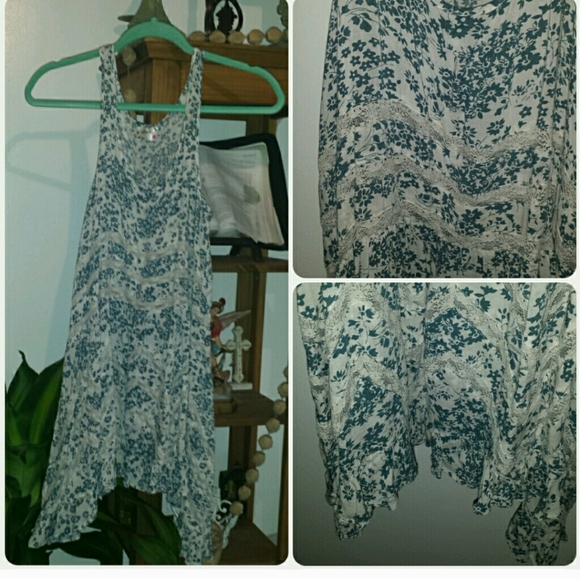 Free People Voile & Lace Trapeze dress - Picture 5 of 7